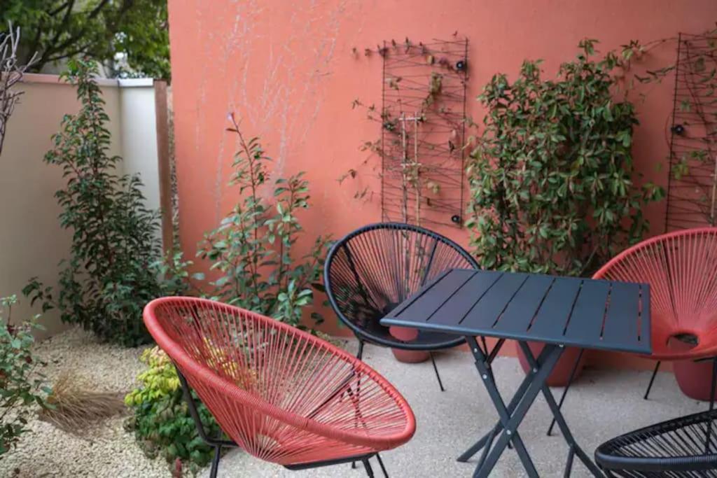 E Fauvette Appartement De Standing Avec Terrasse 埃佩尔奈 外观 照片